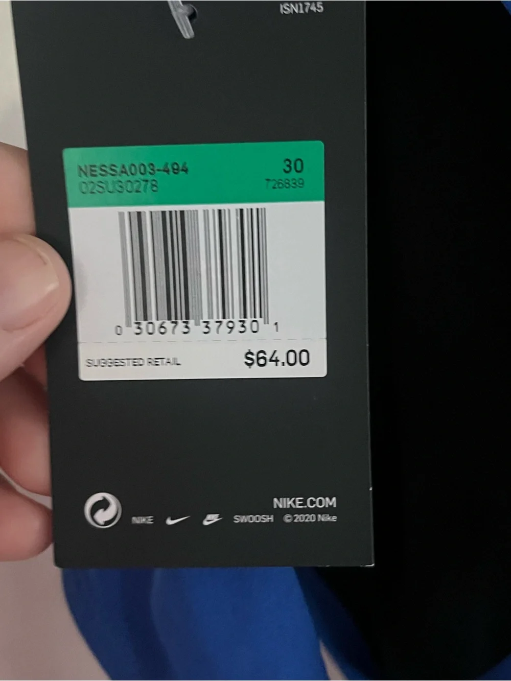 Nike Blue Athletic One-Piece Swimsuit
